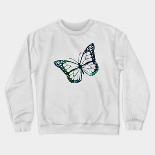 Green Butterfly Crewneck Sweatshirt